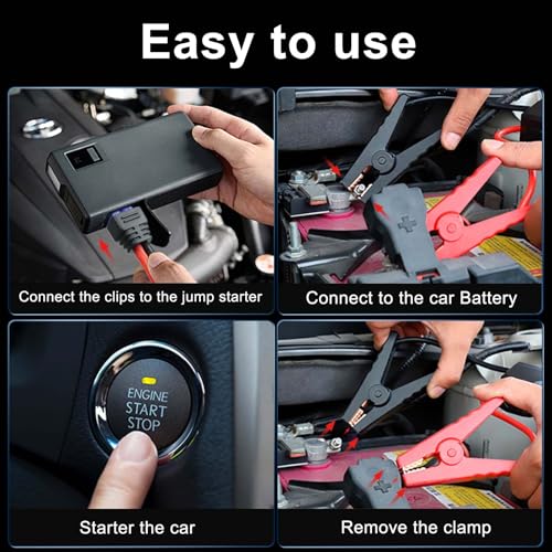 EC5 Emergency Jump Starter Cable for Car with Alligator Clamps