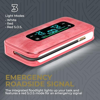 Bolt Ultimate 3 Portable Car Battery Jump Starter (Rose)
