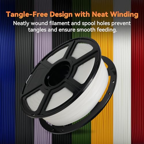 PLA Filament 1.75mm + (Matte White)