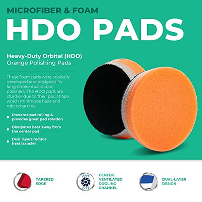 3.5" HDO Pads (3.5inch / Orange Polishing Pad)