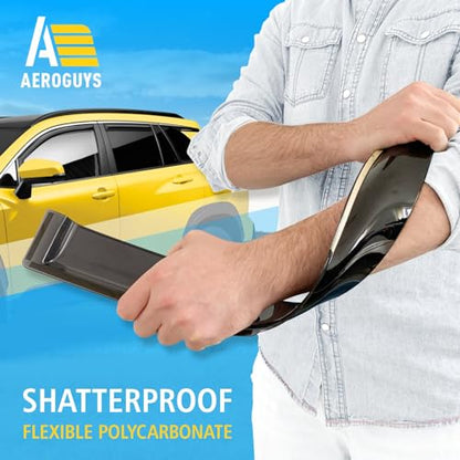 Extra Durable Window Deflectors in (For Toyota Corolla Cross 22-26)