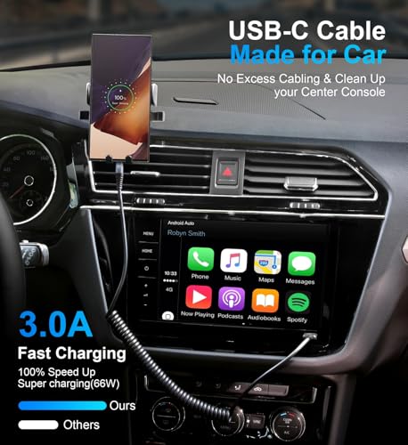 USB Type C Charger Cable Fast Charging (3FT / Black)