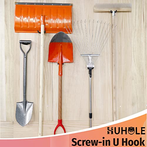 16 Pack Screw in U Hooks Wall Organizers (U Hook 16PC)