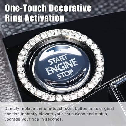 Bling Car Cup Holder Coaster (Style 1 / Black)