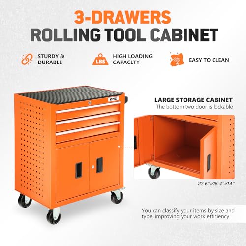3 Drawer Rolling Tools Chest (3drawers Rolling Cabinet)