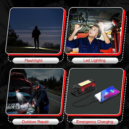 Rechargeable Magnetic Work Light 2 (Red)