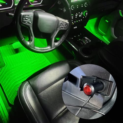 Car LED Strip Light (Green / Cigarette Lighter)