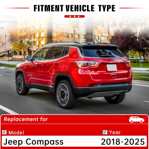 3 Pack Windshield Wiper Blades Replacement for Jeep Compass 2018 (24"/18"/10")