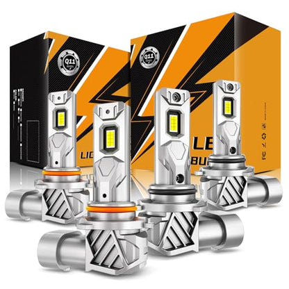 2026 Q11 Series 9005 9006 Fog Lights Powersport Lights 32000LM (White / 9005+9006)