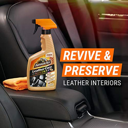 Car Leather Care Spray Bottle (16 Fl Oz (Pack of 6) / Beeswax (6 Pack))