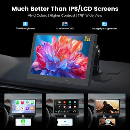9.15" QLED Wireless CarPlay Screen for Car (9.15")