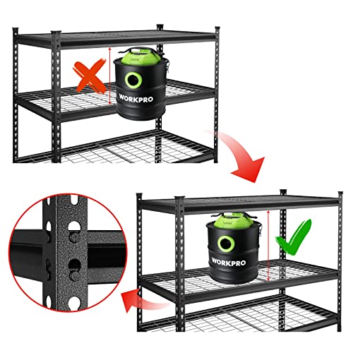 5 Tier Metal Shelving (48"W x 24"D x 72"H)