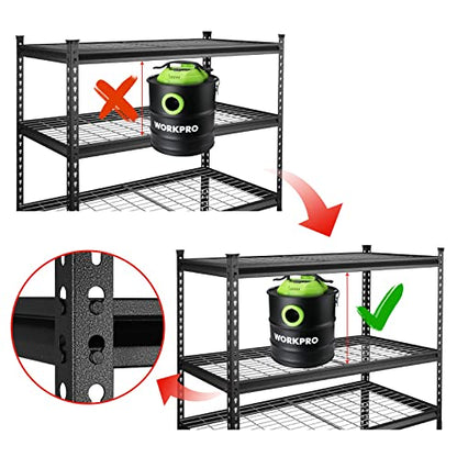 5 Tier Metal Shelving (48"W x 24"D x 72"H)