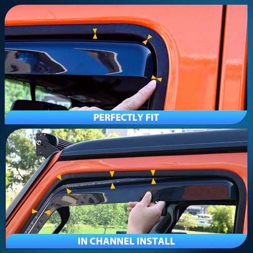 Vent Window Visors for Ford Fusion 2013 (Ford Fusion 2013-2020)