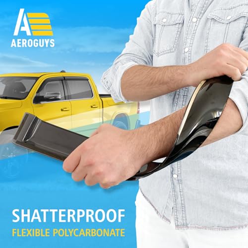 Extra Durable Window Deflectors Tape (For Dodge RAM 19-26 Crew Cab)