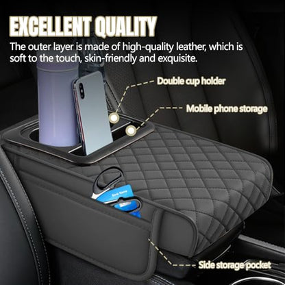 Car Center Console Cover (Gray)