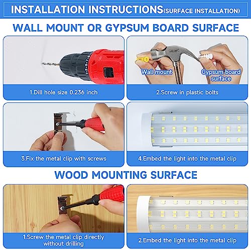 8FT U Shape 125W Integrated Tube Bright LED Light (8FT-125W-6)