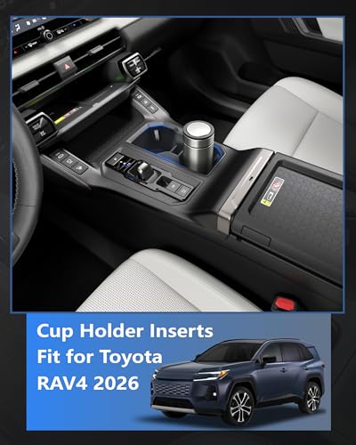 Cup Holder Inserts for Toyota RAV4 2026 Accessorie (For RAV4 2026)