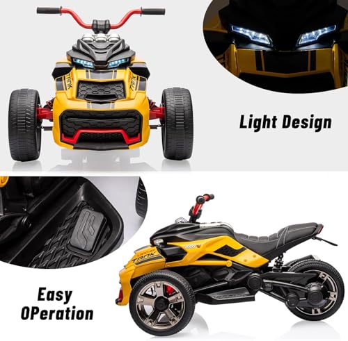 Kids Electric Ride on Truck Car (Yellow)
