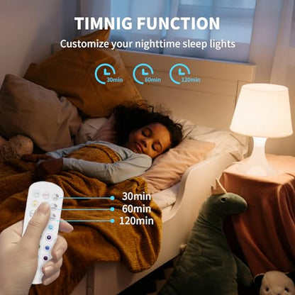 E26 Magnetic Rechargeable Light Bulbs with Remote (2000mAH-4PK)
