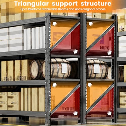 48" W Metal Storage Shelves Heavy Duty