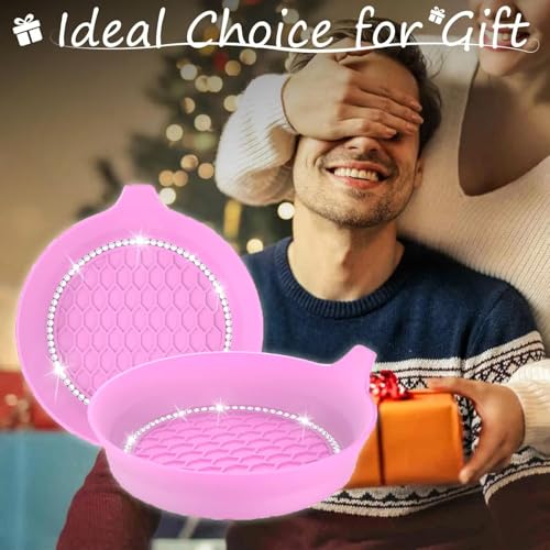 2 PCS Car Cup Coasters (Pink*2PCS / With Diamonds)