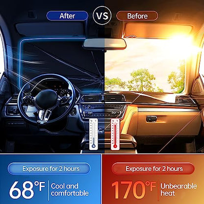 2026 Windshield Sun Shade Umbrella (Large)