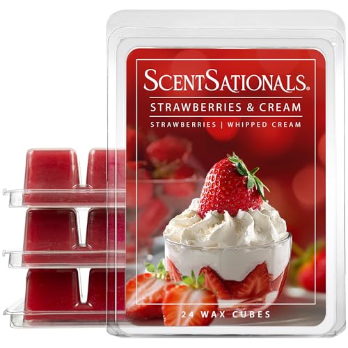 Strawberries & Cream Scented Wax Melts 10oz (Strawberries & Cream)
