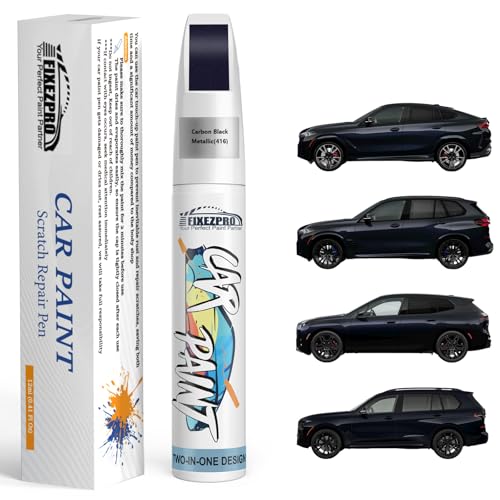 416 Carbon Black Metallic Touch Up Paint for BMW (For bmw / Carbon Black Metallic (416) Compatible with X4/X5/5/2020 3 Series/X4/2018 X5)