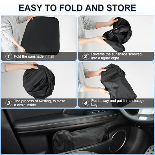 Universal 300T Car Windshield Sun Shade (Big SUV)