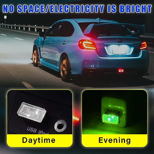 7 PCS USB LED Car Interior Atmosphere Lamp (Multi-Color)