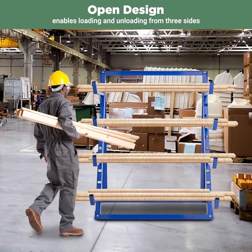 4 Tier Steel Horizontal Storage Rack (Horizontal Storage Rack-1)