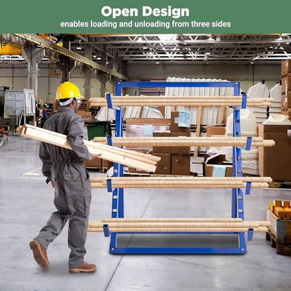 4 Tier Steel Horizontal Storage Rack (Horizontal Storage Rack-1)