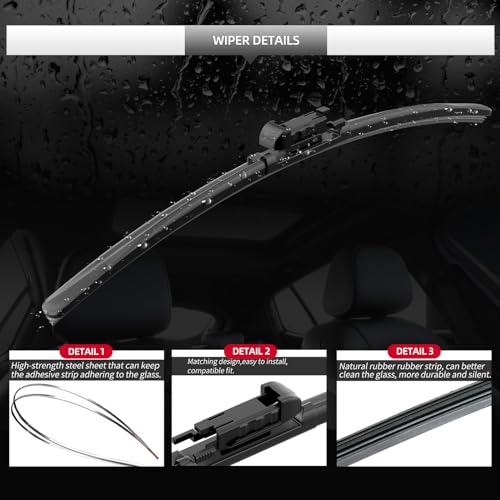 Front Windshield Wipers for BMW 4 Series 2014 (For BMW 4 Series / 2014-2020)