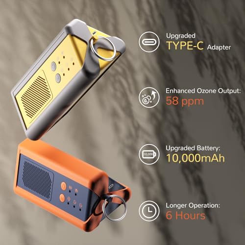 PA1K GO Portable Ozone Generator (Yellow)