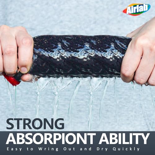 Glass Polishing Streak Free Miracle Cleaning Cloth (Grey-red)