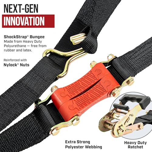 Ratchet Strap (4 Pack / 9' x 2")