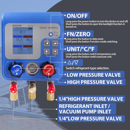 Digital Manifold Gauge Set (Digital Manifold Gauge Set)