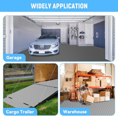 4x10 FT Garage Floor Mat (4x10 FT / Gray)