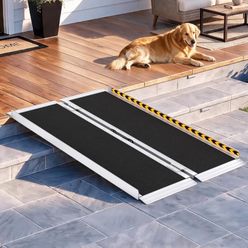 Portable Aluminum Wheelchair Ramp 4FT Non (4FT)