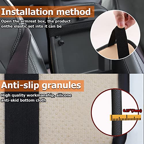 Car Center Console Pad (Style 2-Black/Pink)