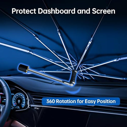 Windshield Sun Shade Umbrella for Chevrolet Malibu 2016 (for Chevrolet Malibu 2016-2024)