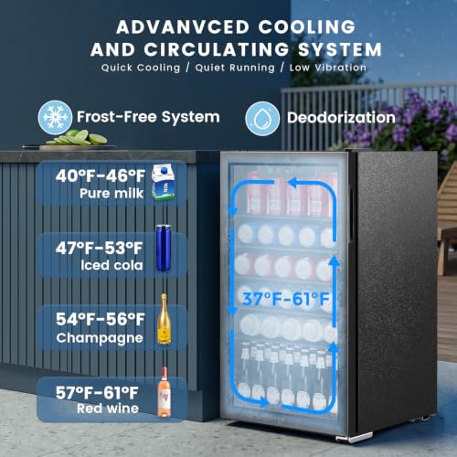 130 Can Mini Fridge (Black)