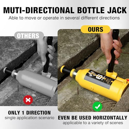 6 Ton Muti Directional Welded Bottle Jack (yellow / 6 ton muti-directional)
