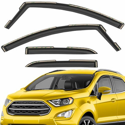 Extra Durable Window Deflectors in (For Ford EcoSport 18-22 In-channel)