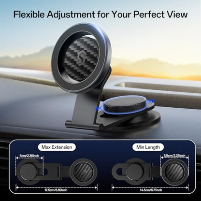 MagSafe Car Mount for Dashboard (Black)