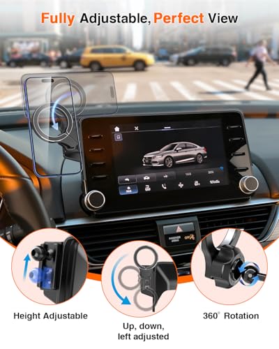 Magnetic Phone Holder for Honda Accord 2018 2019 2020 2021 2022 (for 2018-2022 Accord)