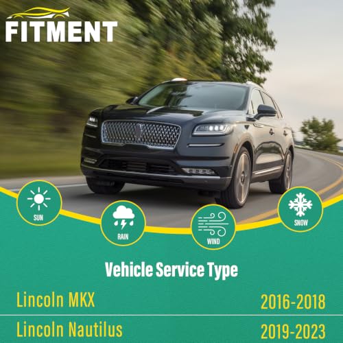 Windshield Wiper Blade Replacement for Lincoln MKX Nautilus 16 (24"/18"/11")