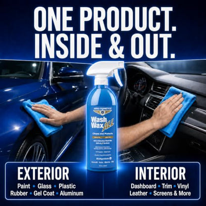 Wash Wax ALL Waterless Car Wash Kit RV Boat Spray Detailer