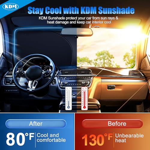 Sunset Beach Style Windshield Sun Shade for 2014 (for 2014-2019 Chevy Silverado-Sunset Beach)